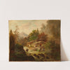 Mountain Landscape by Johann Baptist Zeller