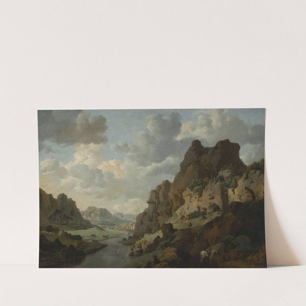 Mountain landscape by Jan van Aken