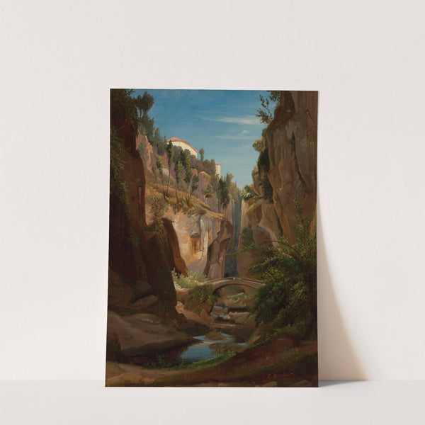 Mountain landscape (1847) by Chrystian Breslauer