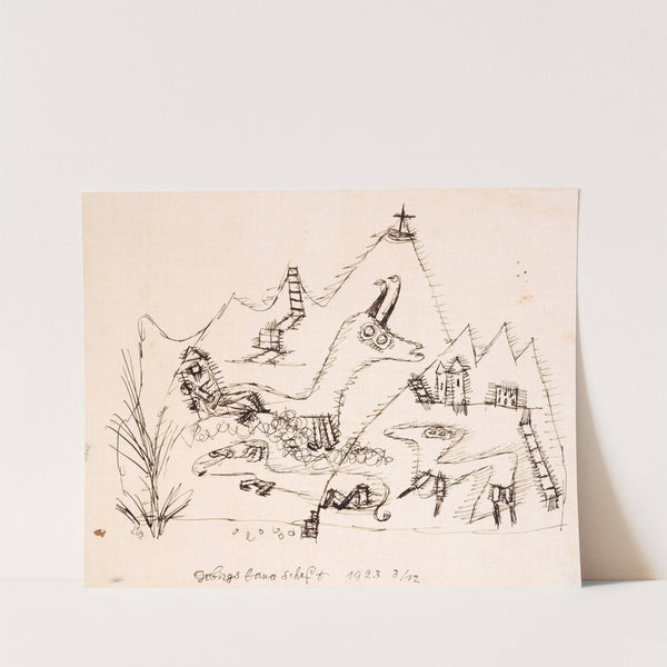 Mountain Landscape by Paul Klee
