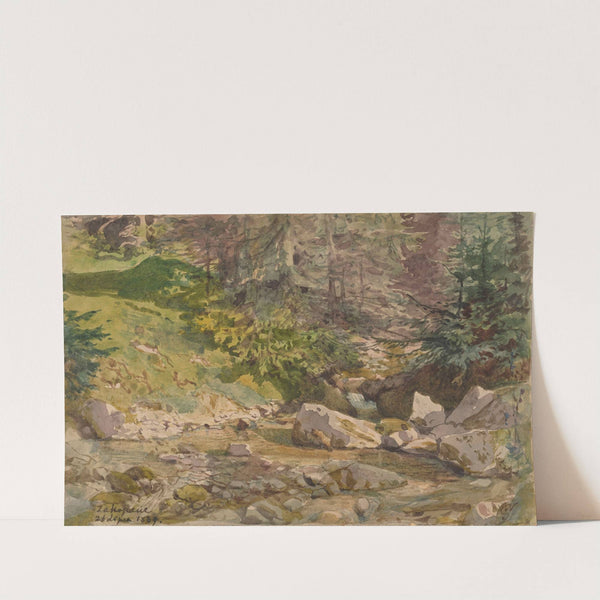 Mountain Landscape (1889) by Wojciech Gerson
