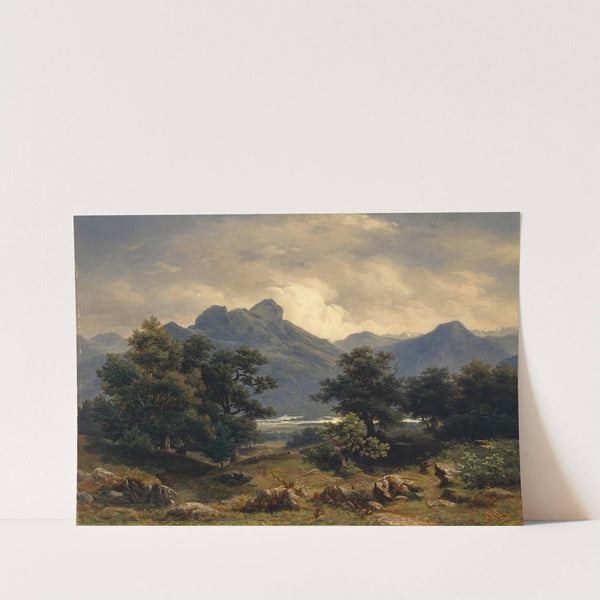 Mountain Landscape by Carl Rudolph Jonas