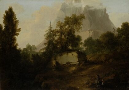 Mountain Landscape in Switzerland