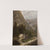 Mountain landscape with a cottage by Cyprian Lachnicki