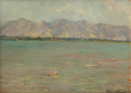 Mountain Landscape with a Lake