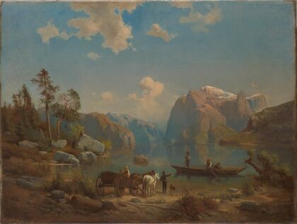 Mountain Landscape with a Lake