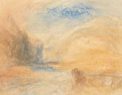 Mountain Landscape with Lake