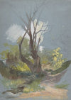 Mountain Path with a Tree