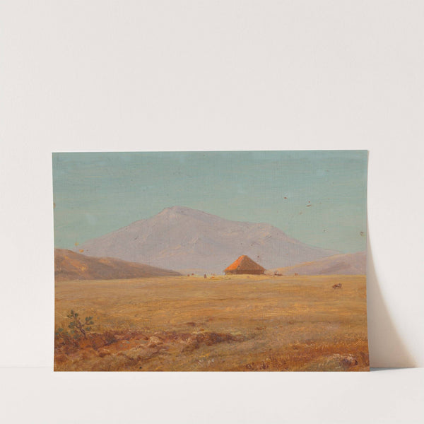 Mountain plateau with hut (1890) by Frederic Edwin Church