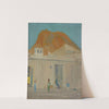Mountain with a Castle over a Spanish City by Ernst Schiess
