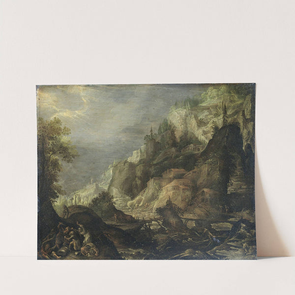 Mountainous Landscape by Frederik Van Valckenborch