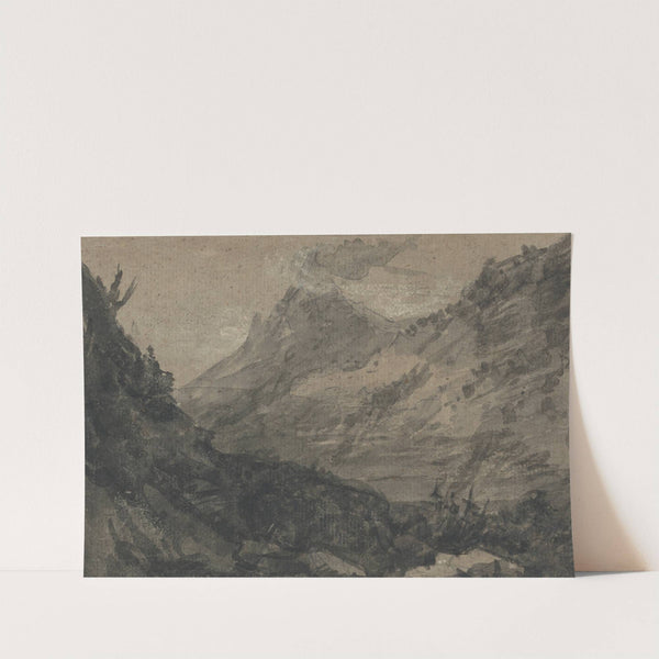 Mountainous Landscape by Alexander Cozens