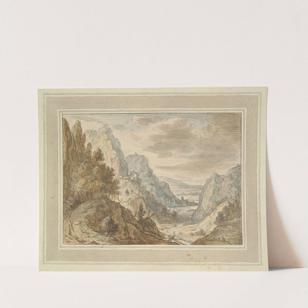 Mountainous Landscape by Herman Saftleven