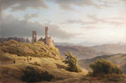 Mountainous Landscape with a Ruin