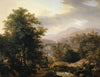 Mountainous Landscape with Staffage Figures and Stream