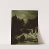 Mountainous Landscape with Waterfall (1650 - 1682) by Jacob van Ruisdael