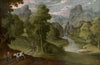 Mountainous landscapes with figures (1626)