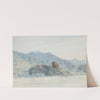 Mountains and rocks, Wanaka by James Crowe Richmond