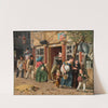 Moving Day Scene by Wilhelm Marstrand