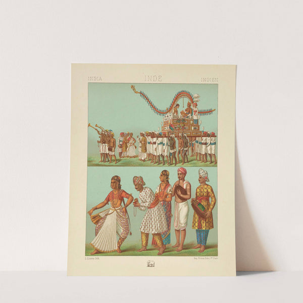 Moyens de transport, musique, danse (1876-1888) by Auguste Racinet