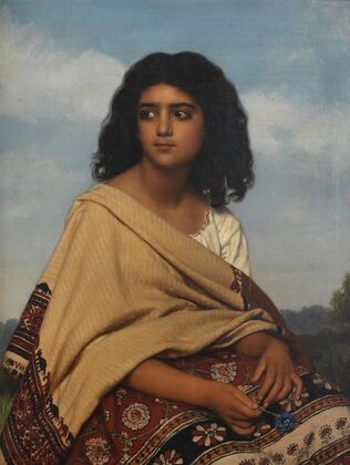 Moza, the Gypsy woman (1880)
