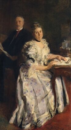 Mr. and Mrs. Anson Phelps Stokes (circa 1898)