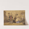 Mr. and Mrs. Keeley in Cricket on the hearth (1846) by Thomas Harrington Wilson