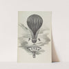 Mr. Cocking&#8217;s parachute (1850) by P.S. Duval &amp; Son.