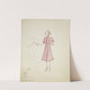 Mr. Dooley, Jr.: Miss Daisy. Striped pink and white dress (1934-1943) by Rhoda Rammelkamp
