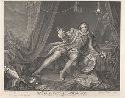 Mr. Garrick in the Character of Richard III