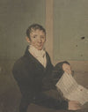 Mr. Graupner – seated and holding music