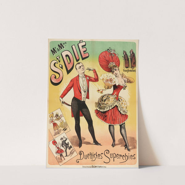 Mr. & Mme St. Die Transformations Duettistes Superchics (1888) by Imp. Charles Lévy