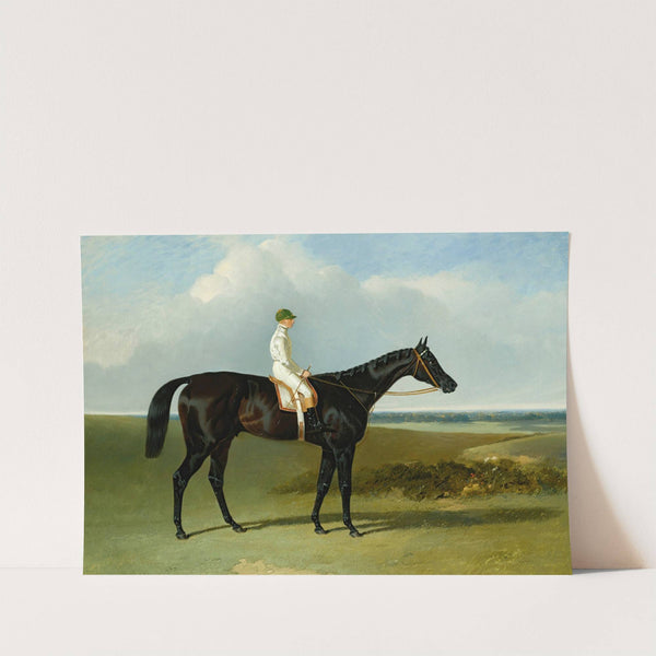 Mr O’Brien’S Dark Bay Racehorse Jonathan Wild With Jockey T. Ryder Up by John Frederick Herring Snr.
