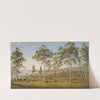 Mr Robinson’s house on the Derwent, Van Diemen’s Land by John Glover
