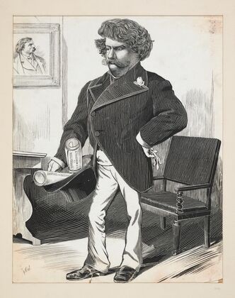 Mr. Thomas Nast at Work Again (1873)