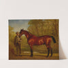 Mr. W. James Holden With His Favorite Hunter In A Landscape by Alfred Chantrey Corbould