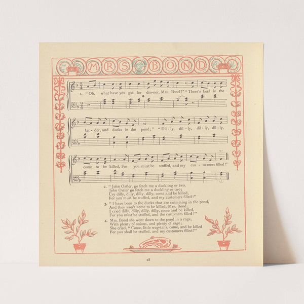 Song of Sixpence (1876) by Walter Crane