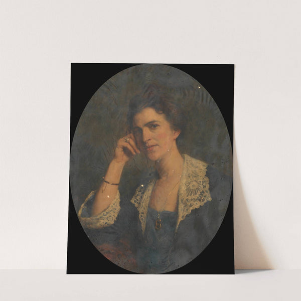 Mrs. Emily Dorothy Ammann, the Artist&#039;s Niece by Herman Hartwich