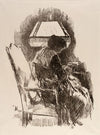 Mrs. Hassam, Knitting (1918)