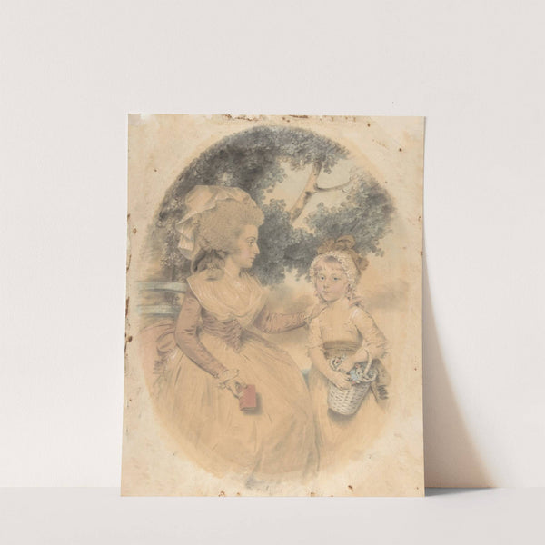 Mrs. Morgan and her Child by John Downman