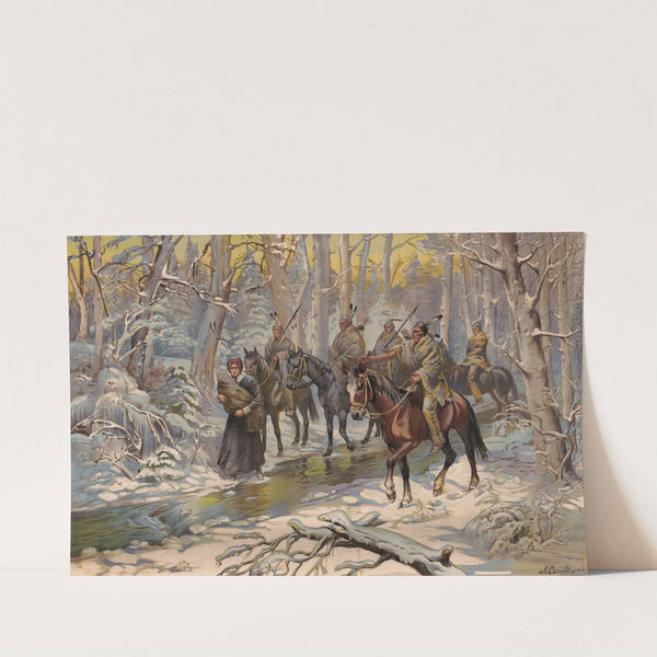 Mrs. Rowlandson and her captors by A. Czaykowsky