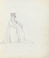 Mrs. Siddons kneeling with child