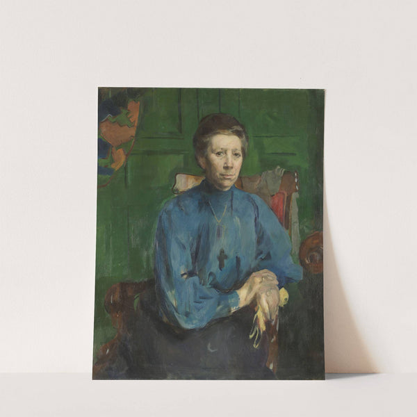 Mrs. Vedastine Aubert, b. Moe (ca. 1910) by Harriet Backer