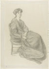 Mrs. William Morris Seated in Chair
