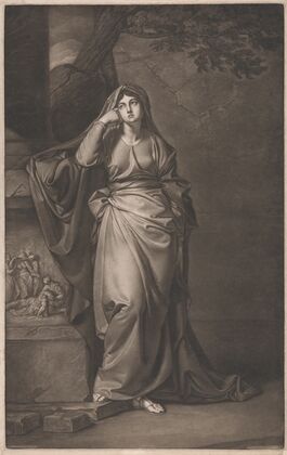 Mrs. Yates as ‘Melancholy’ in ‘Il Penseroso’ (1771)