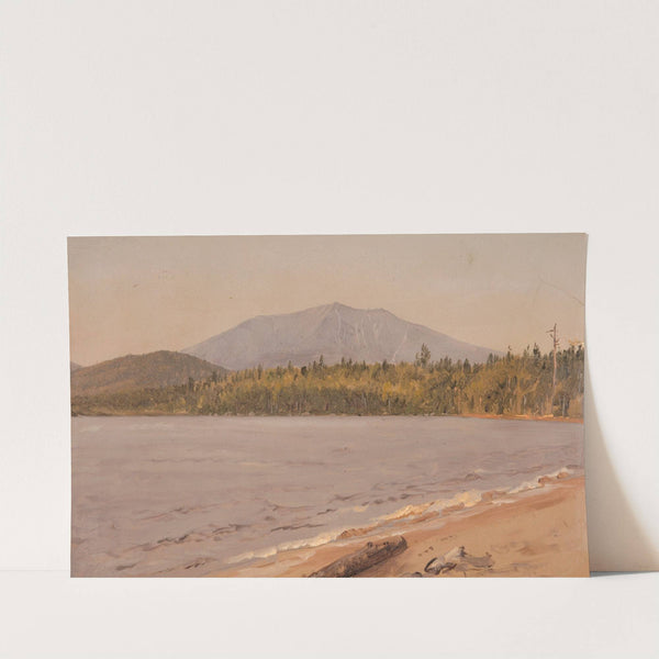 Mt. Katahdin from Togue Pond (possibly 1878) by Frederic Edwin Church
