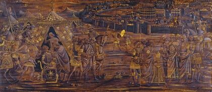 Mucius Scaevola Murders Porsenna’s Secretary and Puts His Right Hand in the Fire (ca. 1480)