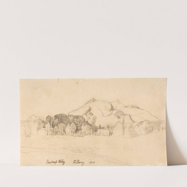 Muckross Abbey, Killarney (1808) by Cornelius Varley