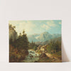 Mühle am Gebirgsbach by Julius Rose