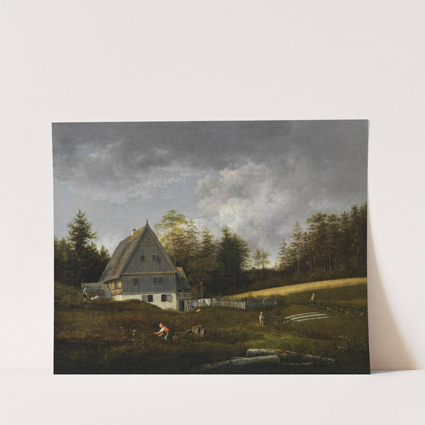 Mühle im Plauenschen Grund bei Dresden by Johann Christian Klengel